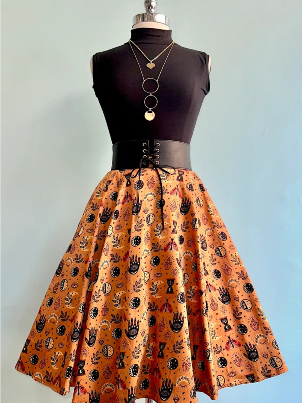 Bronze Mystical Full Skirt by Eva Rose